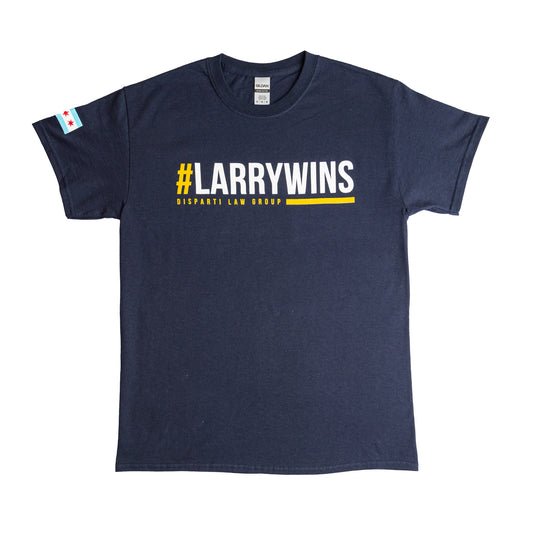 #LarryWins T-Shirt Unisex w/Chicago Flag
